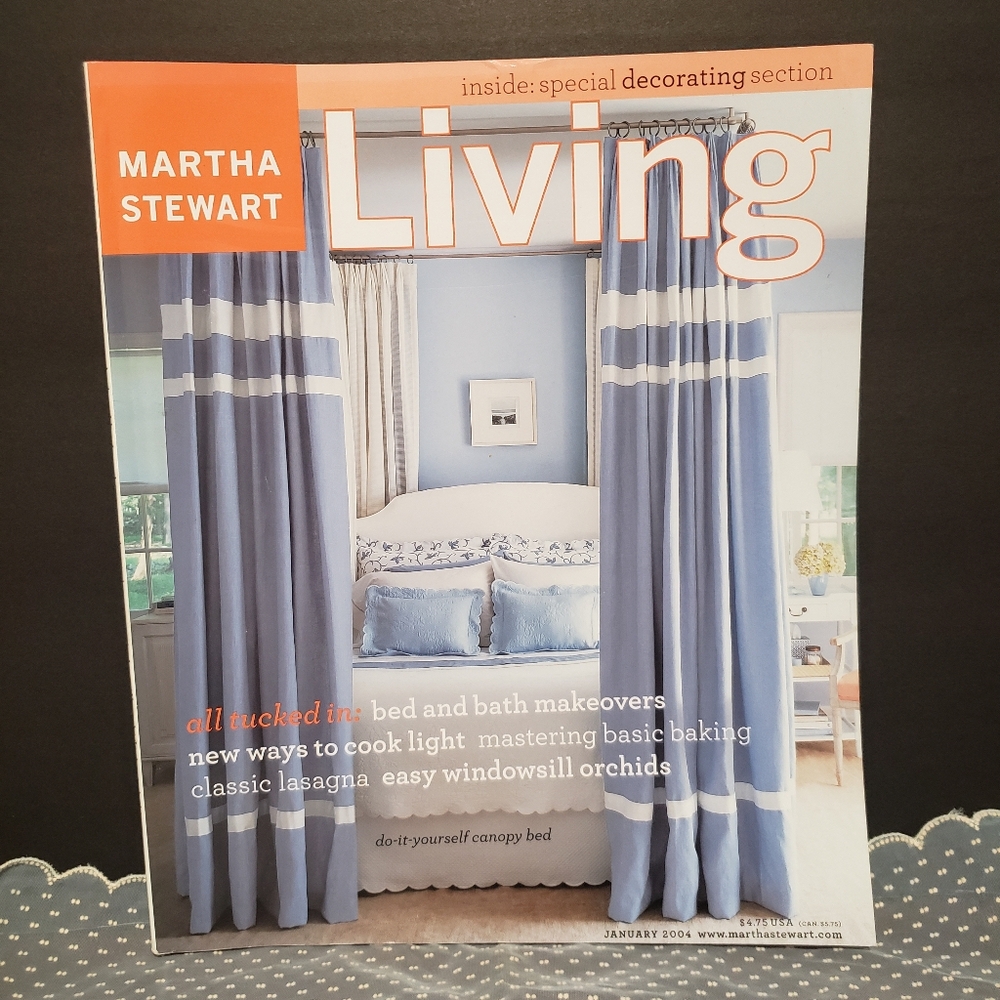 Martha Stewart Living Magazine January 2004 #122